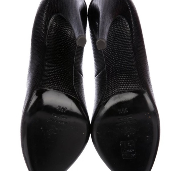 PROENZA SCHOULER Embossed Pointed-Toe Pumps Sz8.5 - Picture 5 of 5